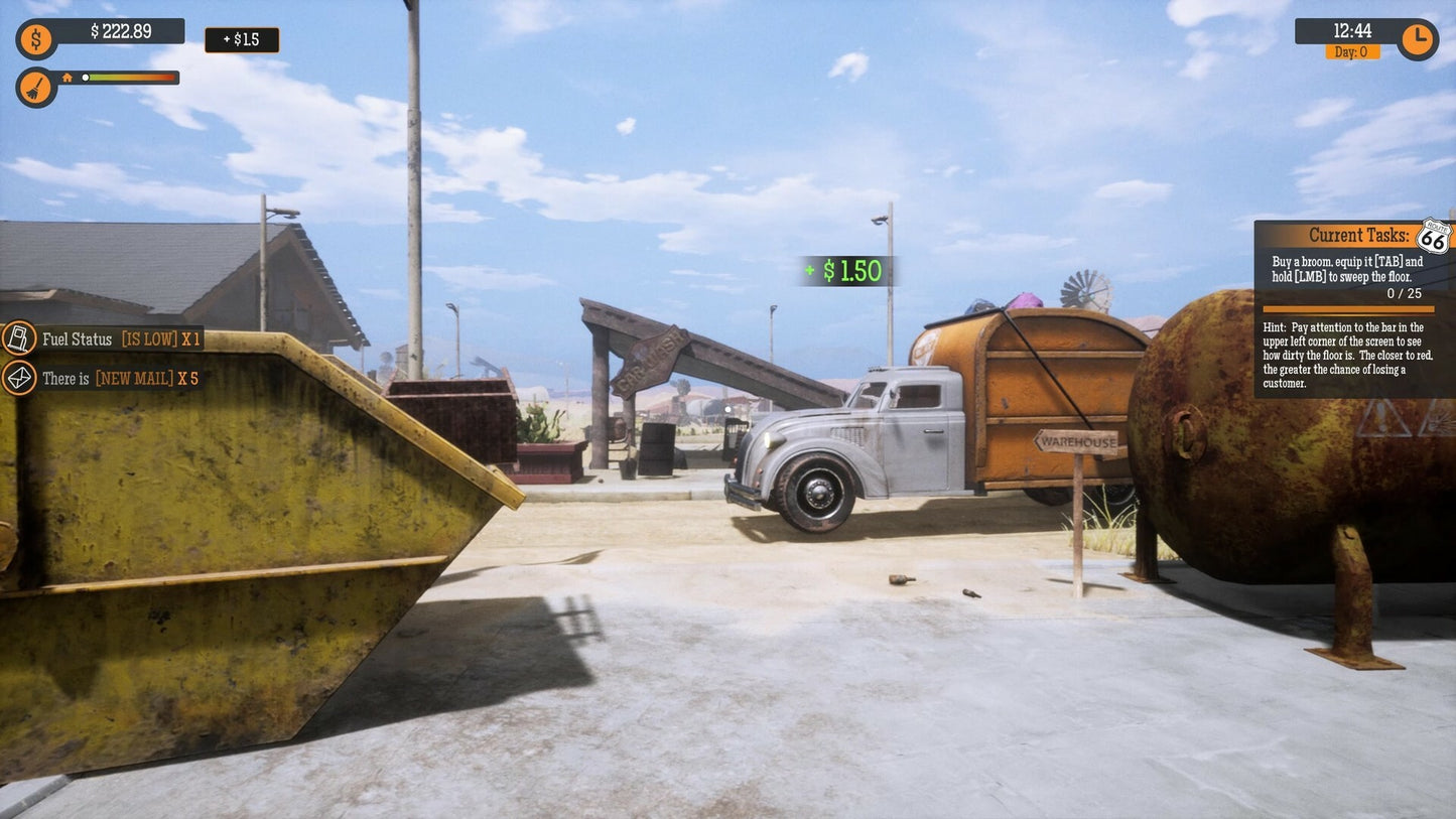 Gas Station_Simulator: PC Game in DVD or 32GB USB - 100% Working and Original