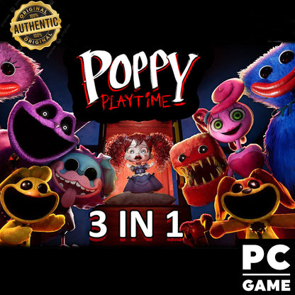 Poppy_Playtime 3 in1 All Chapters: PC Game 32GB USB - 100% Working and Original
