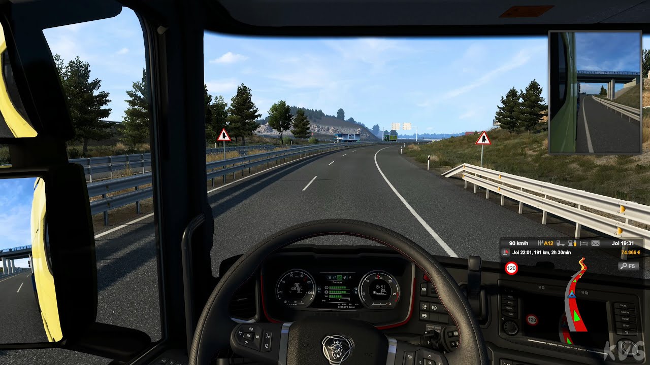 Euro Truck_Simulator 2: PC Game + Free Gift Games in (DVD or USB) - 100% Working Game at Best Price